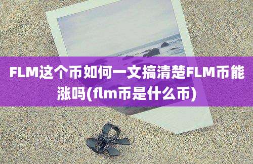 FLM这个币如何一文搞清楚FLM币能涨吗(flm币是什么币)