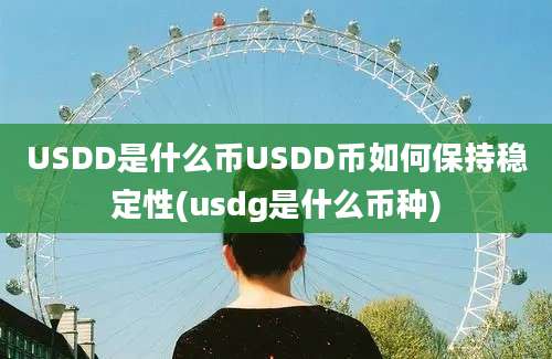 USDD是什么币USDD币如何保持稳定性(usdg是什么币种)