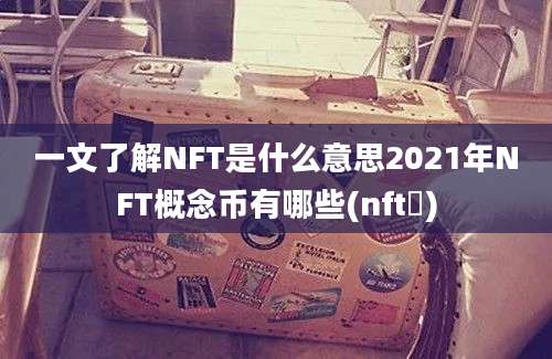 一文了解NFT是什么意思2021年NFT概念币有哪些(nft帀)