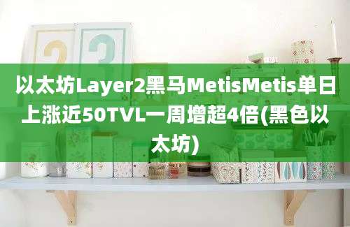 以太坊Layer2黑马MetisMetis单日上涨近50TVL一周增超4倍(黑色以太坊)