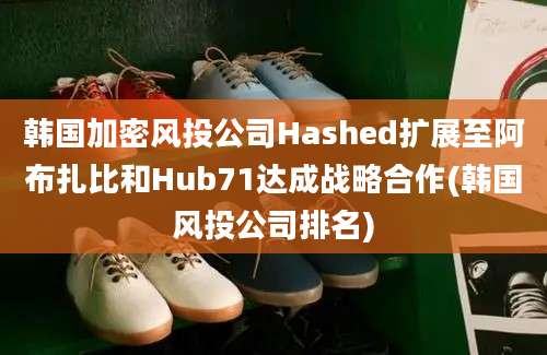 韩国加密风投公司Hashed扩展至阿布扎比和Hub71达成战略合作(韩国风投公司排名)