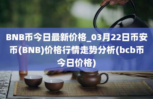 BNB币今日最新价格_03月22日币安币(BNB)价格行情走势分析(bcb币今日价格)