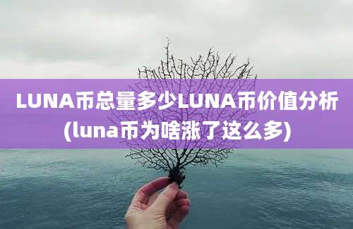 LUNA币总量多少LUNA币价值分析(luna币为啥涨了这么多)