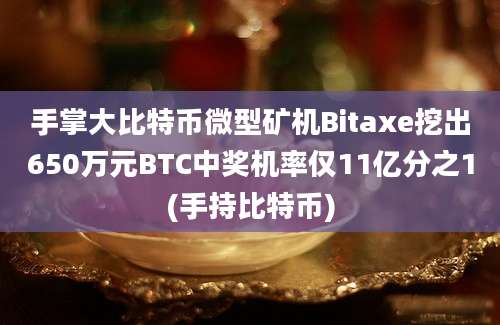 手掌大比特币微型矿机Bitaxe挖出650万元BTC中奖机率仅11亿分之1(手持比特币)