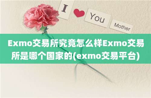 Exmo交易所究竟怎么样Exmo交易所是哪个国家的(exmo交易平台)