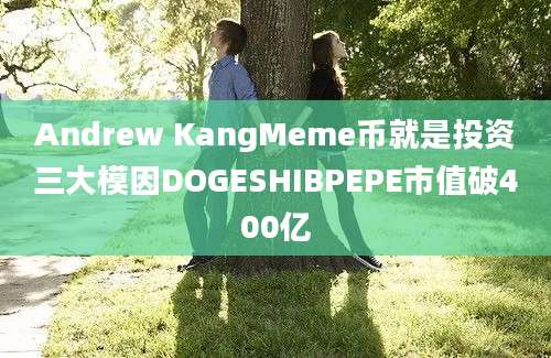 Andrew KangMeme币就是投资三大模因DOGESHIBPEPE市值破400亿