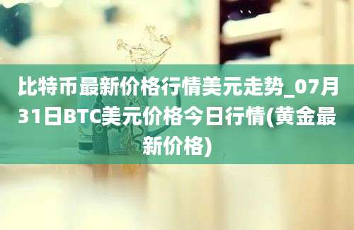 比特币最新价格行情美元走势_07月31日BTC美元价格今日行情(黄金最新价格)