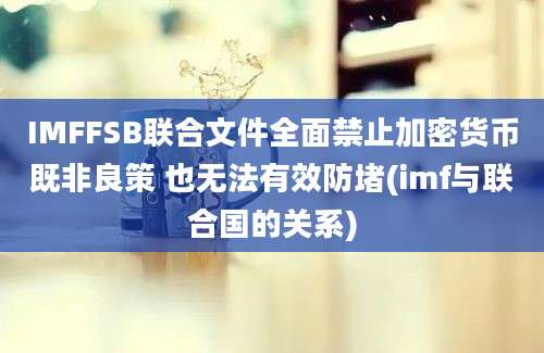 IMFFSB联合文件全面禁止加密货币既非良策 也无法有效防堵(imf与联合国的关系)