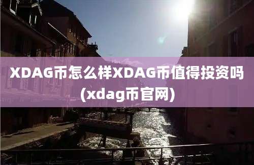 XDAG币怎么样XDAG币值得投资吗(xdag币官网)