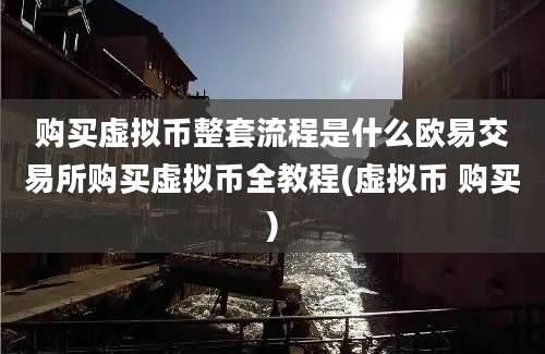 购买虚拟币整套流程是什么欧易交易所购买虚拟币全教程(虚拟币 购买)