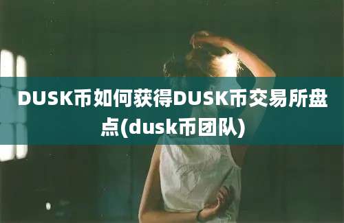 DUSK币如何获得DUSK币交易所盘点(dusk币团队)