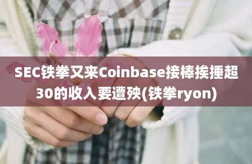 SEC铁拳又来Coinbase接棒挨捶超30的收入要遭殃(铁拳ryon)