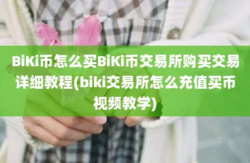 BiKi币怎么买BiKi币交易所购买交易详细教程(biki交易所怎么充值买币视频教学)