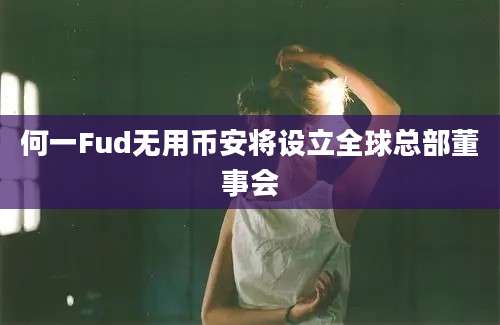 何一Fud无用币安将设立全球总部董事会