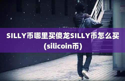 SILLY币哪里买傻龙SILLY币怎么买(silicoin币)