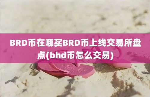 BRD币在哪买BRD币上线交易所盘点(bhd币怎么交易)