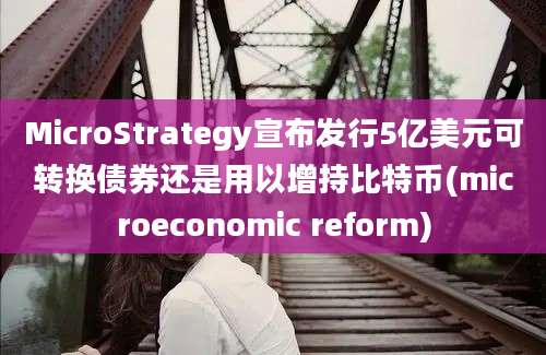 MicroStrategy宣布发行5亿美元可转换债券还是用以增持比特币(microeconomic reform)