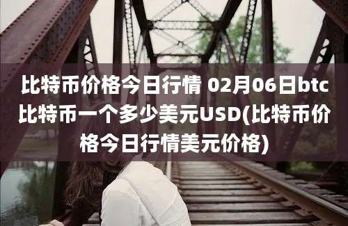 比特币价格今日行情 02月06日btc比特币一个多少美元USD(比特币价格今日行情美元价格)