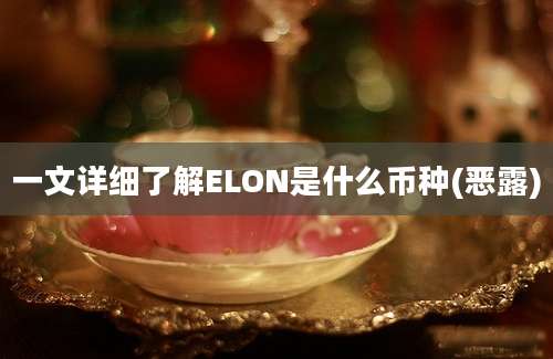 一文详细了解ELON是什么币种(恶露)