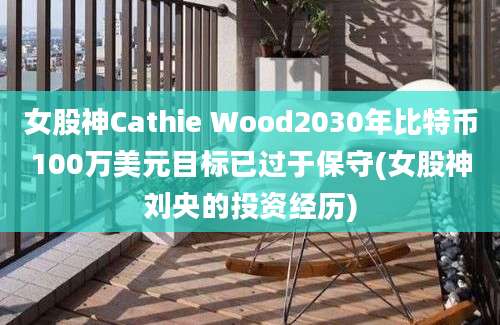 女股神Cathie Wood2030年比特币100万美元目标已过于保守(女股神刘央的投资经历)