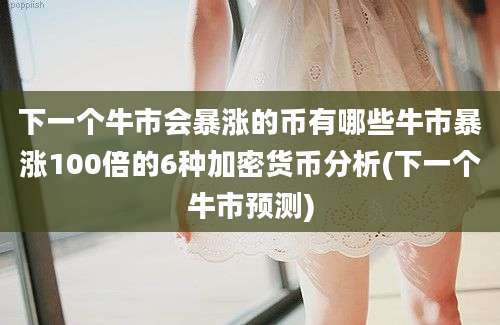 下一个牛市会暴涨的币有哪些牛市暴涨100倍的6种加密货币分析(下一个牛市预测)