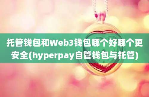 托管钱包和Web3钱包哪个好哪个更安全(hyperpay自管钱包与托管)