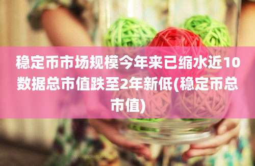 稳定币市场规模今年来已缩水近10数据总市值跌至2年新低(稳定币总市值)