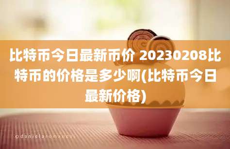 比特币今日最新币价 20230208比特币的价格是多少啊(比特币今日最新价格)