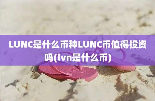 LUNC是什么币种LUNC币值得投资吗(lvn是什么币)