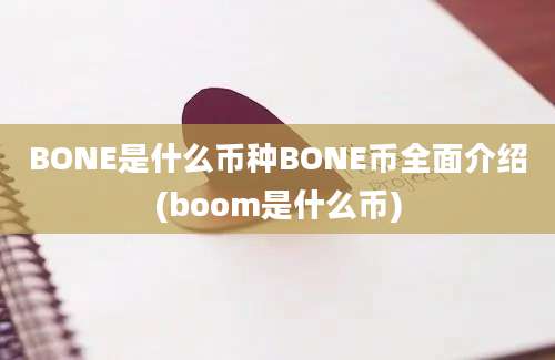 BONE是什么币种BONE币全面介绍(boom是什么币)