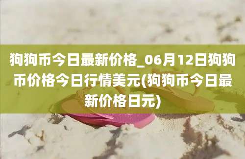 狗狗币今日最新价格_06月12日狗狗币价格今日行情美元(狗狗币今日最新价格日元)