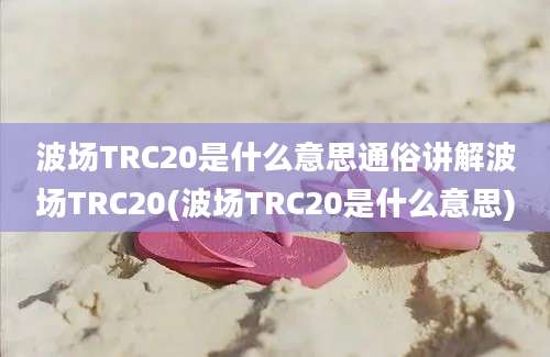 波场TRC20是什么意思通俗讲解波场TRC20(波场TRC20是什么意思)