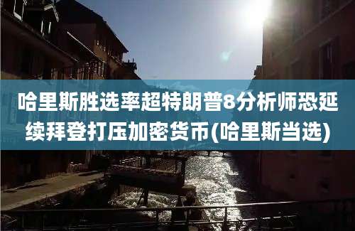 哈里斯胜选率超特朗普8分析师恐延续拜登打压加密货币(哈里斯当选)