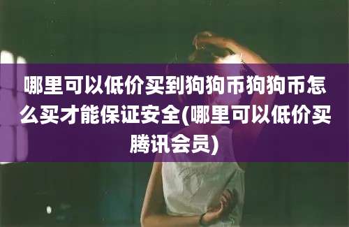 哪里可以低价买到狗狗币狗狗币怎么买才能保证安全(哪里可以低价买腾讯会员)