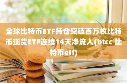 全球比特币ETF持仓突破百万枚比特币现货ETF连续14天净流入(btcc 比特币etf)