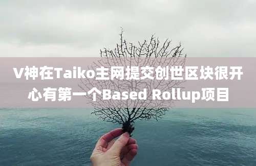 V神在Taiko主网提交创世区块很开心有第一个Based Rollup项目