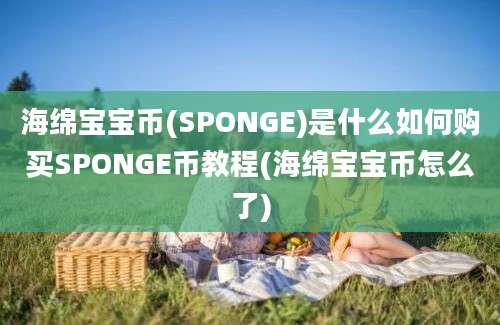 海绵宝宝币(SPONGE)是什么如何购买SPONGE币教程(海绵宝宝币怎么了)