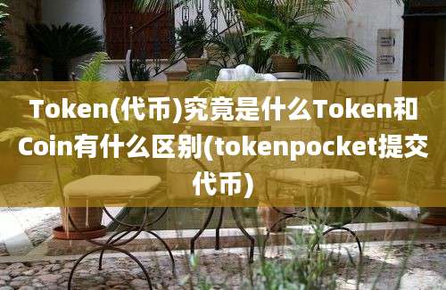 Token(代币)究竟是什么Token和Coin有什么区别(tokenpocket提交代币)