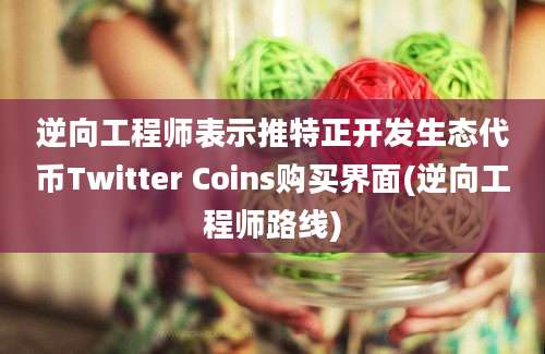 逆向工程师表示推特正开发生态代币Twitter Coins购买界面(逆向工程师路线)