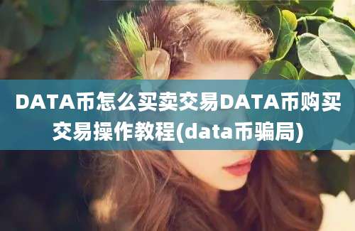 DATA币怎么买卖交易DATA币购买交易操作教程(data币骗局)