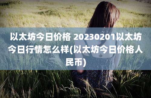 以太坊今日价格 20230201以太坊今日行情怎么样(以太坊今日价格人民币)