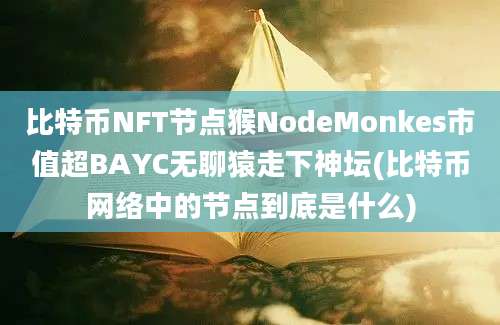 比特币NFT节点猴NodeMonkes市值超BAYC无聊猿走下神坛(比特币网络中的节点到底是什么)