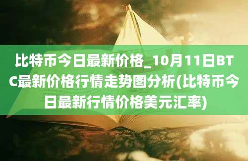 比特币今日最新价格_10月11日BTC最新价格行情走势图分析(比特币今日最新行情价格美元汇率)