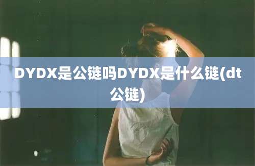 DYDX是公链吗DYDX是什么链(dt公链)