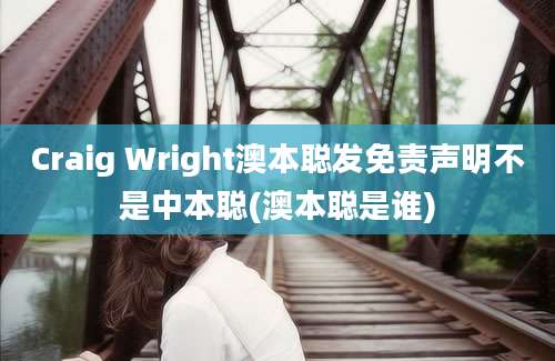 Craig Wright澳本聪发免责声明不是中本聪(澳本聪是谁)