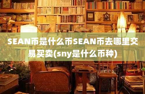 SEAN币是什么币SEAN币去哪里交易买卖(sny是什么币种)