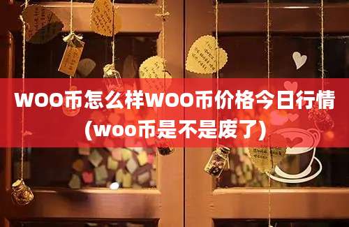 WOO币怎么样WOO币价格今日行情(woo币是不是废了)