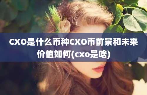 CXO是什么币种CXO币前景和未来价值如何(cxo是啥)