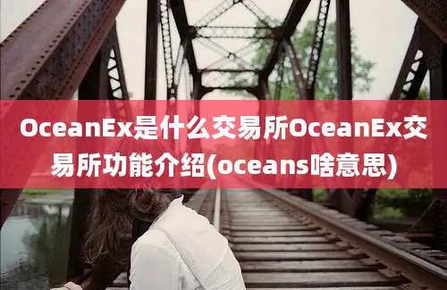 OceanEx是什么交易所OceanEx交易所功能介绍(oceans啥意思)