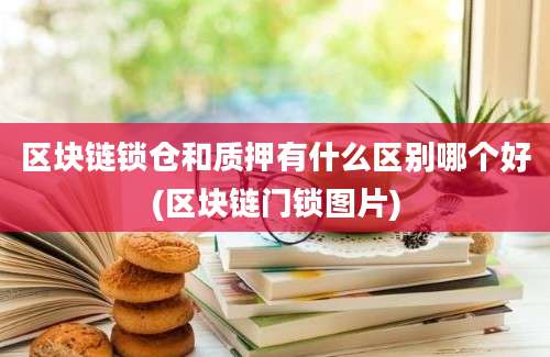 区块链锁仓和质押有什么区别哪个好(区块链门锁图片)